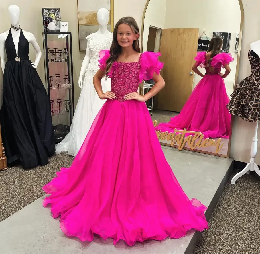 Model wearing a bridal dress