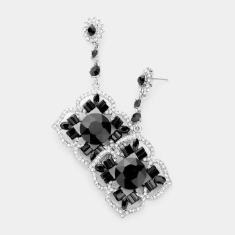 Crown Jewel Style #Astilbe Drop Jet/ Clear #0 thumbnail