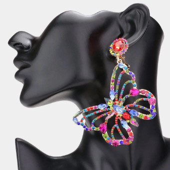 Crown Jewel Style #Butterfly CLIP ON (Multi) #0 thumbnail