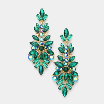 Crown Jewel Style #Crystal Rhinestone Statement Vine (Emerald) #0 thumbnail