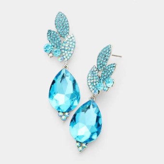 Crown Jewel Style #Leaf Drop Aqua #0 thumbnail