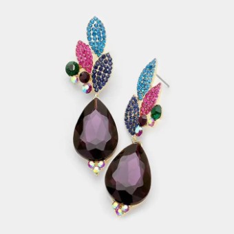 Crown Jewel Style #Leaf Drop Purple/Multi #0 thumbnail