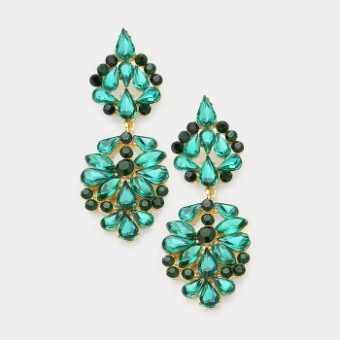 Crown Jewel Style #Marquise Cluster Dangle #0 thumbnail