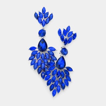 Crown Jewel Style #Marquise Cluster Dangle (Royal) #0 thumbnail