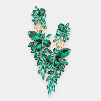 Crown Jewel Style #Marquise Stone Cluster Emerald #0 thumbnail