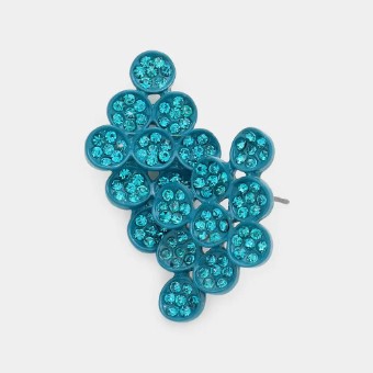 Crown Jewel Style #Pave Stud (Blue Zircon) #0 thumbnail
