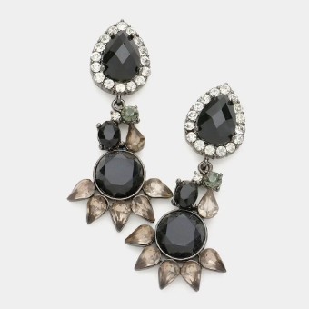 Crown Jewel Style #Pear Mix (Hematite/ Jet) #0 thumbnail