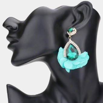 Crown Jewel Style #Pear Petal Dangle (emerald) #0 thumbnail