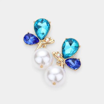 Crown Jewel Style #Pearl Dangle (Royal/Aqua) #0 thumbnail
