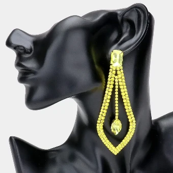 Crown Jewel Style #Petal Marquise Dangle Yellow #0 thumbnail