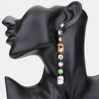 Crown Jewel Style #Round Rectangle Dangle (Multi) #0 thumbnail