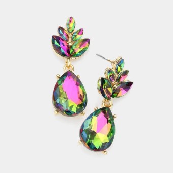 Crown Jewel Style #Small Diamond Spray Pear Drop (Vitrail) #0 thumbnail
