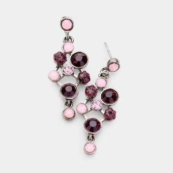 Crown Jewel Style #Small Latice Dangle Purple #0 thumbnail