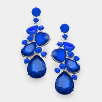 Crown Jewel Style #Teardrop vine earrings #0 thumbnail
